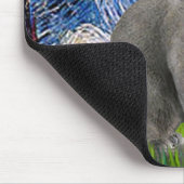 Sterrennacht - Russische blauwe kat Muismat (Hoek)