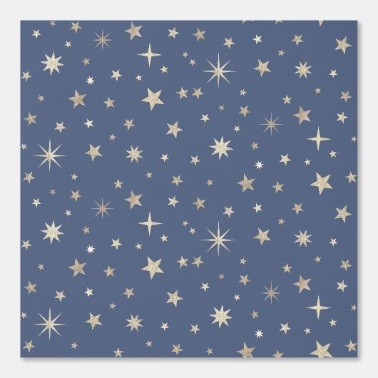 Sterrennacht Schattige Leuk Gender Neutraal Stoffi Behang (Voorkant)