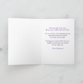 Sterrennacht Schattigee buitenaardse ruimte kerst Kaart (Binnen)