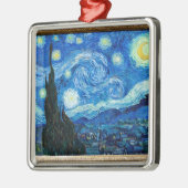 Sterrennacht schilderen door schilder Vincent van  Metalen Ornament (Links)
