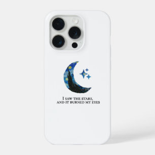 Sterrennacht-schilderij met citaat Phonehoes iPhone 15 Pro Case