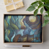 Sterrennacht Schip Decoupage Tissuepapier (Geschenk)
