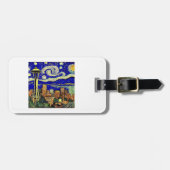 Sterrennacht Seattle Bagagelabel (Voorkant horizontaal)