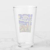 Sterrennacht Seattle Glas (Achterkant)