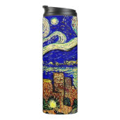 Sterrennacht Seattle Thermosbeker (Geroteerd rechts)