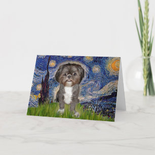 Sterrennacht - Shih Tzu (M) Kaart