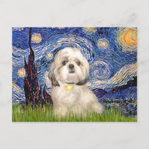 Sterrennacht - Shih Tzu (Y) Briefkaart