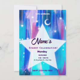 Sterrennacht Shooting Star Kaart