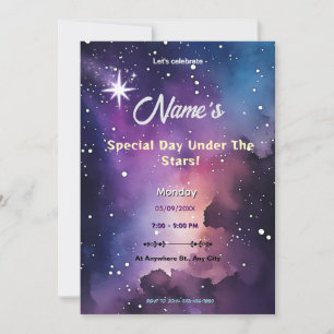 Sterrennacht Shooting Star Kaart