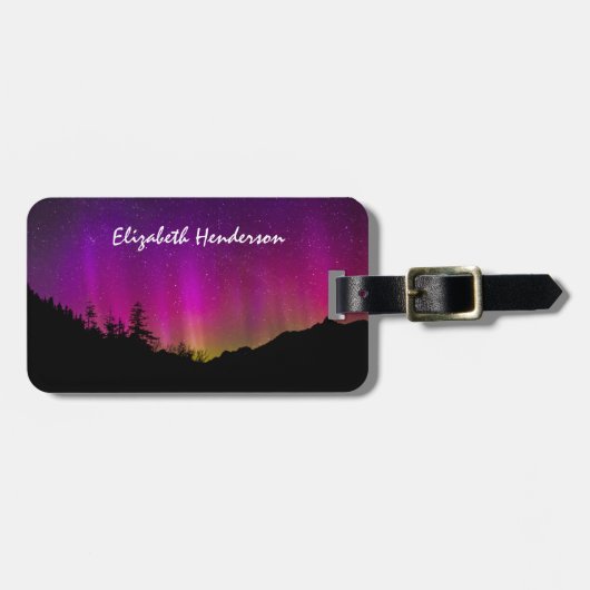 Sterrennacht Sky Bagagelabel (Voorkant horizontaal)