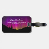 Sterrennacht Sky Bagagelabel (Achterkant horizontaal)