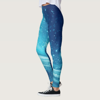Sterrennacht Sky: Blauwe Leggings