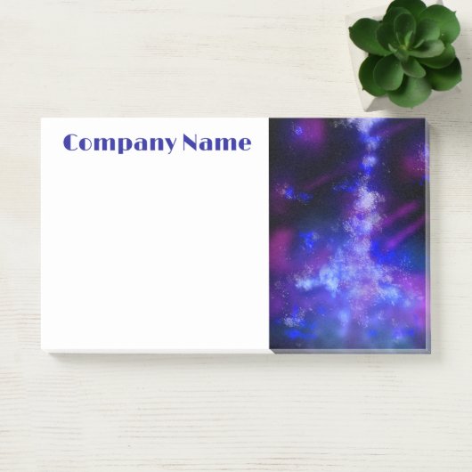 Sterrennacht Sky Blue saffier Post-it® Notes (Kantoor)