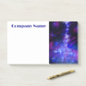 Sterrennacht Sky Blue saffier Post-it® Notes (Op bureau)