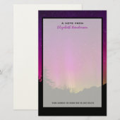 Sterrennacht Sky Briefpapier (Voorkant / Achterkant)