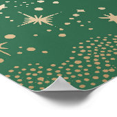 Sterrennacht Sky Celestial Bruiloft Welkomstbord Poster (Hoek)