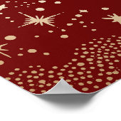 Sterrennacht Sky Celestial Bruiloft Welkomstbord Poster (Hoek)