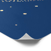 Sterrennacht Sky Celestial Bruiloft Welkomstbord Poster (Hoek)