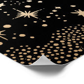 Sterrennacht Sky Celestial Bruiloft Welkomstbord Poster (Hoek)