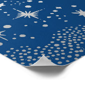 Sterrennacht Sky Celestial Bruiloft Welkomstbord Poster (Hoek)