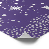 Sterrennacht Sky Celestial Bruiloft Welkomstbord Poster (Hoek)