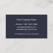 Sterrennacht Sky Cosmic Elegant Lijst Visitekaartje (Achterkant)