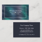 Sterrennacht Sky Cosmic Elegant Lijst Visitekaartje (Voorkant / Achterkant)