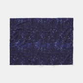 Sterrennacht Sky Grid Fleece Deken (Voorkant (Horizontaal))