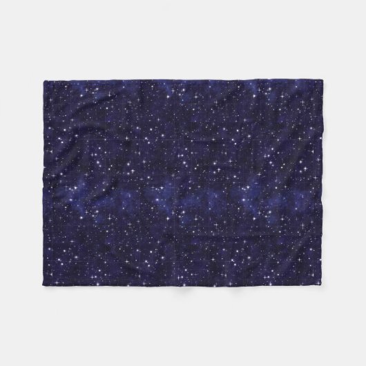 Sterrennacht Sky Grid Fleece Deken (Voorkant (Horizontaal))