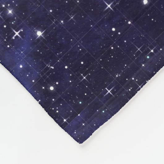 Sterrennacht Sky Grid Fleece Deken (Hoek)