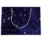 Sterrennacht Sky Grid Groot Cadeauzakje (Voorkant)
