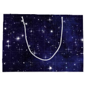 Sterrennacht Sky Grid Groot Cadeauzakje (Achterkant)