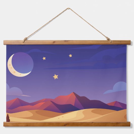 Sterrennacht sky hangend wandkleed (Voorkant)