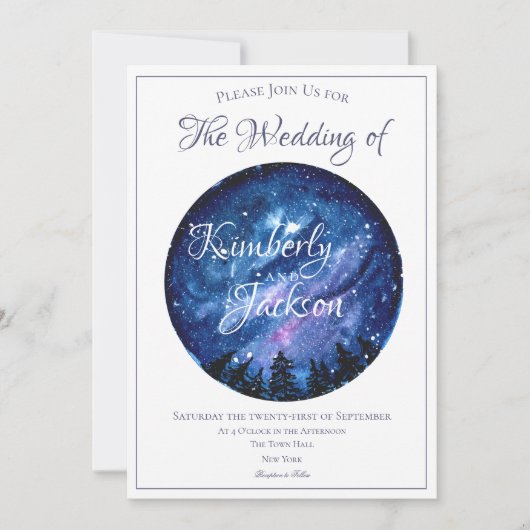 Sterrennacht Sky Kaart (Voorkant)