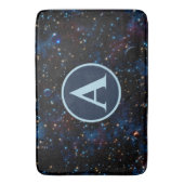 Sterrennacht sky met sterren en planeten badmat (Voorkant Verticaal)