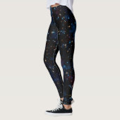 Sterrennacht sky met sterren en planeten leggings (Links)