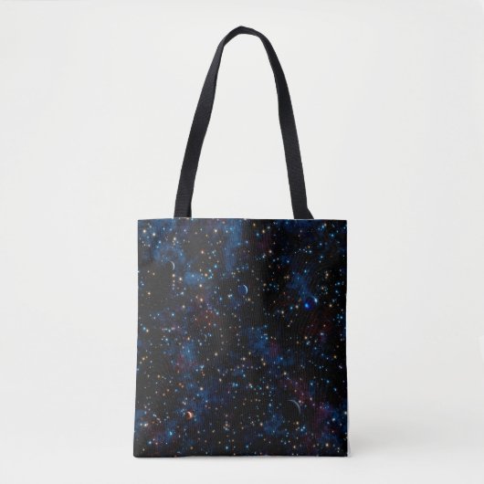 Sterrennacht sky met sterren en planeten tote bag (Voorkant)