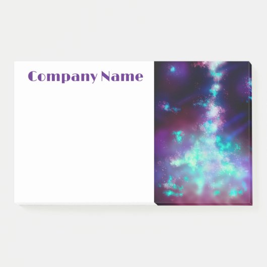 Sterrennacht Sky Neon Lights Post-it® Notes (Voorkant)