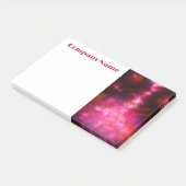 Sterrennacht Sky Pink Post-it® Notes (Schuin)