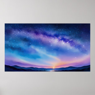Sterrennacht Sky Poster