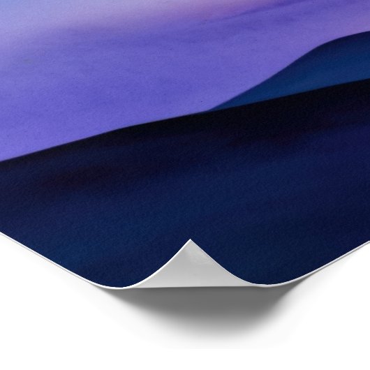 Sterrennacht Sky Poster (Hoek)