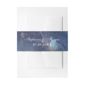 Sterrennacht Sky retour adreslabel Uitnodigingen Wikkel (Voorkant Voorbeeld)