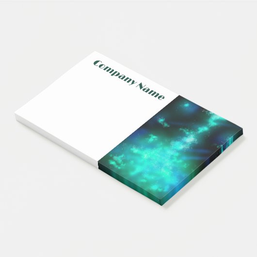 Sterrennacht Sky smaragdgroen Post-it® Notes (Schuin)