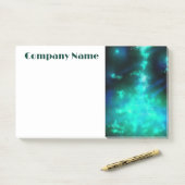 Sterrennacht Sky smaragdgroen Post-it® Notes (Op bureau)