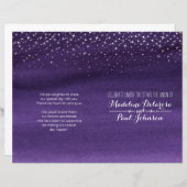 Sterrennacht sky trouwprogramma (Voorkant / Achterkant)