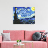 Sterrennacht Sky Vincent van Gogh Canvas Afdruk (Insitu (Woonkamer))