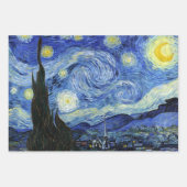Sterrennacht Sky Vincent van Gogh Inpakpapier Vel (Voorkant)