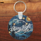 sterrennacht sleutelhanger (Voorkant)