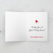 Sterrennacht Southwest Cactus Custom Feestdagen Kaart (Binnen)