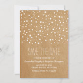 Sterrennacht sparen de Datum uitnodigen Save The Date (Voorkant)